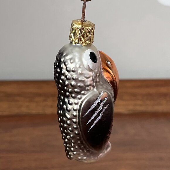 Old World Christmas Inge-Glas Germany Toucan Bird Blown Glass Ornament Vintage - Picture 4 of 6